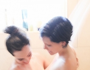 Shower with Rose Black
